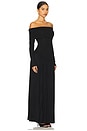 view 2 of 3 Field Of Dreams Maxi Dress in Onyx