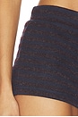 view 6 of 6 Bloom Knit Short in Forest Stripe