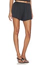 view 2 of 6 Toni Satin Short in Noir