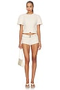 view 5 of 6 Afterglow Mini Short in Beige
