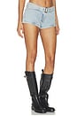 view 2 of 6 Afterglow Mini Short in Light Denim