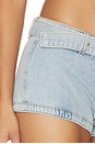 view 6 of 6 Afterglow Mini Short in Light Denim