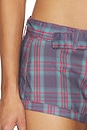 view 6 of 6 Afterglow Mini Short in Jade Plaid