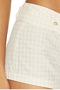 view 7 of 6 ШОРТЫ AFTERGLOW in Beige Check