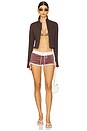 view 5 of 6 Serena Short in Chestnut