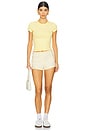 view 5 of 6 Untamed Short in Cornsilk