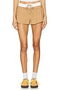 view 1 of 6 Nirvana Short in Chocolate Check
