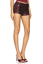 view 2 of 6 Night Rider Mini Short in Burgundy