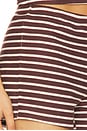 view 6 of 6 Carrie Mini Short in Wine Stripe