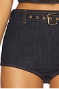 view 6 of 6 Halston Hot Short in Dark Denim