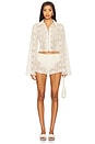 view 5 of 6 Babydoll Short in Cream Floral