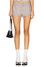 view 1 of 6 Afterglow Mini Short in Grey