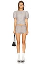 view 5 of 6 Afterglow Mini Short in Grey