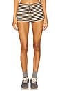 view 1 of 6 Kourt Bloomers in Beige Stripe