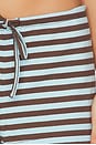 view 6 of 6 Kourt Bloomers in Chocolate Sea Stripe