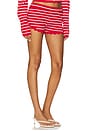 view 2 of 6 Dollhouse Knit Short in Crimson Stripe