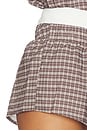 view 6 of 6 x REVOLVE Nirvana Short in Dark Chocolate Check