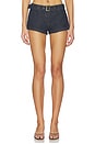view 1 of 6 Afterglow Mini Short in Dark Denim