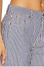view 6 of 6 Top Model Jeans in Navy Stripe