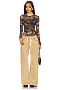 view 5 of 6 Muse Jean in Camel