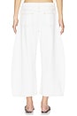 view 5 of 7 Horseshoe Cropped Jeans in Porcelain