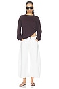 view 6 of 7 Horseshoe Cropped Jeans in Porcelain