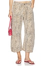 view 1 of 6 Horseshoe Cropped Jeans in Leopard
