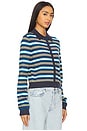 view 2 of 4 Awakening Cardigan in Navy Stripe