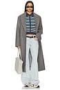 view 4 of 4 Awakening Cardigan in Navy Stripe