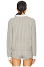 view 3 of 4 Coastal Cable Knit in Cloud