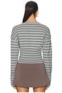 view 3 of 5 Head in The Clouds Cardigan in Grey Moss