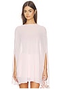 view 1 of 4 Aura Poncho in Bubblegum Pink