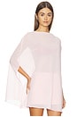 view 2 of 4 Aura Poncho in Bubblegum Pink