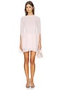 view 4 of 4 Aura Poncho in Bubblegum Pink