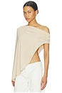 view 3 of 5 Reborn Poncho in Beige
