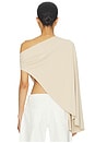 view 4 of 5 Reborn Poncho in Beige