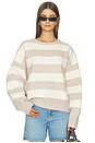 view 1 of 4 JERSEY DOLCE KNIT in Sand Stripe