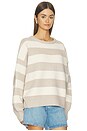 view 2 of 4 JERSEY DOLCE KNIT in Sand Stripe