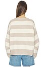 view 3 of 4 JERSEY DOLCE KNIT in Sand Stripe