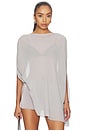 view 1 of 4 Aura Poncho in Ash
