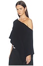 view 2 of 4 Luminous Poncho in Bittersweet Black