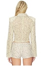 view 3 of 5 Sequin Cropped Jacket in Lemontini