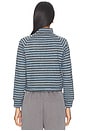 view 3 of 5 BLOUSON BLOOM KNIT in Grey Blue Stripe