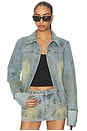 view 1 of 5 The Bronx Denim Jacket in Stone Blue