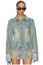view 2 of 5 The Bronx Denim Jacket in Stone Blue