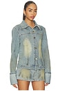 view 3 of 5 The Bronx Denim Jacket in Stone Blue
