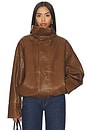 view 1 of 5 Shoreline Funnel Jacket in Coffee