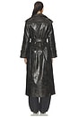 view 5 of 4 Off Duty Coat in Washed Onyx