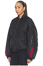 view 4 of 5 Bloom Bomber Jacket in Midnight Flame