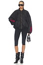 view 6 of 5 Bloom Bomber Jacket in Midnight Flame
